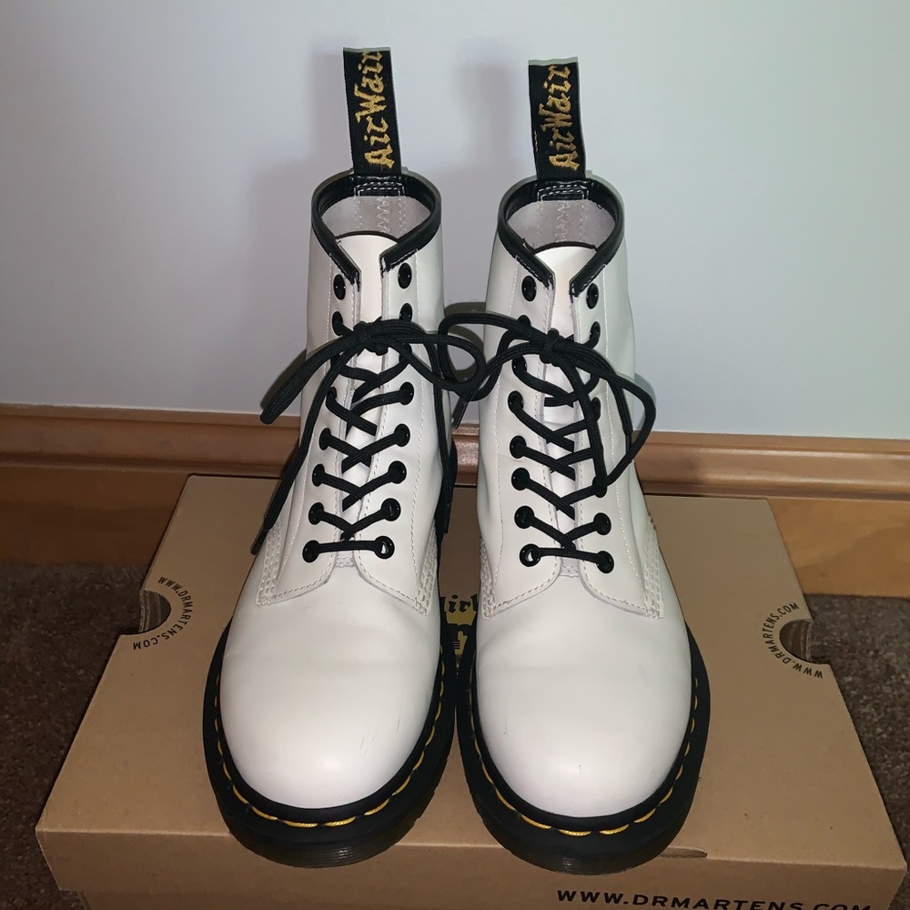 White Dr. Martens